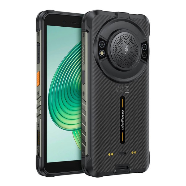 ULEFONE smartphone RugKing με ηχείο 3.5W, 5.99", 8/128GB, 9600mAh, IP68/IP69K/MIL-STD-810H, μαύρο - 