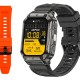ULEFONE smartwatch Armor Watch Ultra, 2x λουράκια, heart rate, 1.93" AMOLED, GPS, MIL-STD-810H, μαύρο