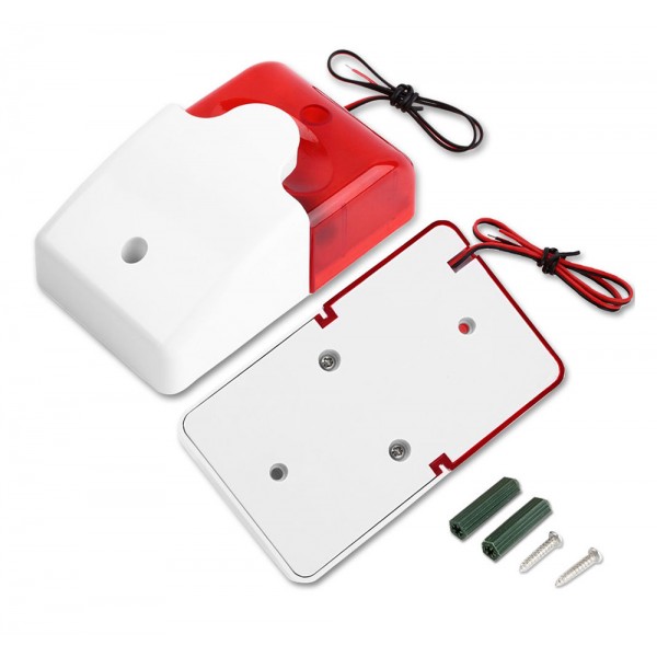 Σειρήνα πανικού Piezzo εσωτερικού χώρου HS-157, 12V, Red - Σειρήνες - Strobes