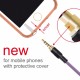 DELOCK καλώδιο Jack stereo σε Jack stereo 4pin 3.5mm, 90°, μωβ, 1m