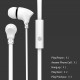 CELEBRAT earphones με μικρόφωνο G3, 3.5mm σύνδεση, Φ10mm, 1.2m, μαύρα