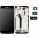 LCD για Xiaomi Redmi 5A, Camera-Sensor ring, ear mesh, με frame, Black