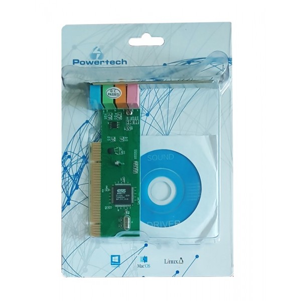 POWERTECH Κάρτα Επέκτασης PCI to 6 channel Audio, Chipset CM8738 - Κάρτες Επέκτασης PCI κ.α