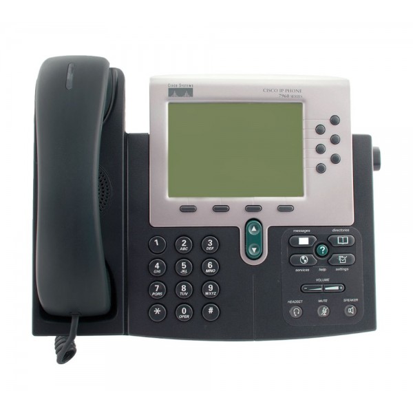 CISCO Used IP Phone 7960G, Dark Gray - Used Τηλεφωνία