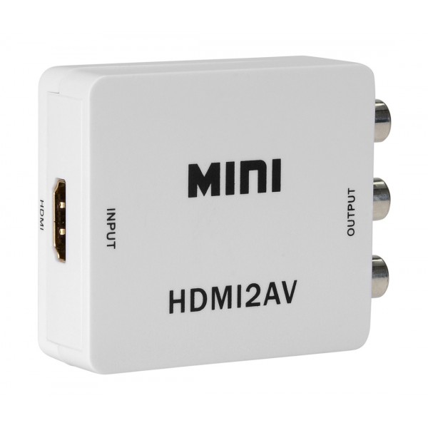 POWERTECH HD Video Converter CAB-H082 από HDMI σε 3x RCA, Full HD - KVM - Μετατροπείς