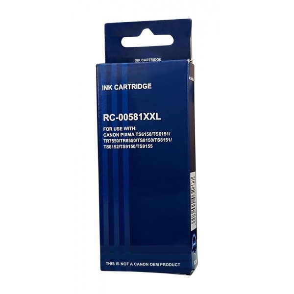Συμβατό InkJet για Canon, 581XXL, 12.2ml, μαύρο - ink Canon
