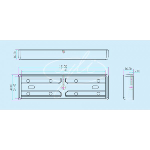 YLI ELECTRONIC Στήριγμα πλάκας μαγνήτη τύπου I MBK-280I