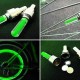 Καπάκι βαλβίδας ποδηλάτου AG304B, LED, 6.5cm, 2τμχ, πράσινο