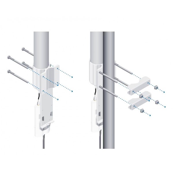UBIQUITI AMO-2G13 2.4GHz AirMax Dual Polarity 13dBi Omni Antenna - Κεραιές Wi-Fi