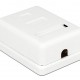 POWERTECH επιτοίχια πρίζα δικτύου CAB-N129, 1 θύρας, Cat.6 UTP, λευκή