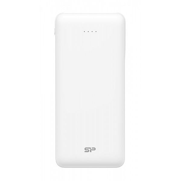 SILICON POWER Power Bank C200 20000mAh, 2x USB Output, White - Mobile