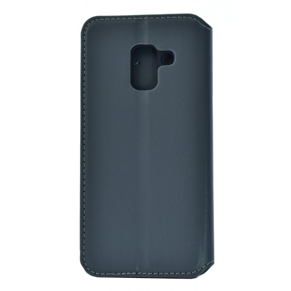 POWERTECH Θήκη Slim Leather για Samsung A5 2018, γκρι - Powertech