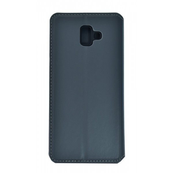 POWERTECH Θήκη Slim Leather για Samsung J6 Plus 2018, γκρι - Powertech