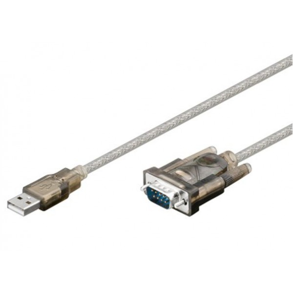 GOOBAY καλώδιο USB σε RS-232 68875, 1 Mbit/s, 1.5m, διάφανο - USB