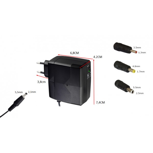 POWERTECH Mini DC UPS PT-749 με μπαταρία 2600mAh, 12V, 2.1A
