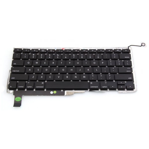 Πληκτρολόγιο για Macbook Pro Unibody A1286/2008/MB470/MB471, US, μαύρο - Ανταλλακτικά Laptops