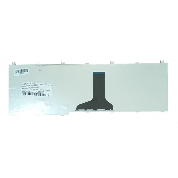 Πληκτρολόγιο για Toshiba Satellite Pro C650/C660/L650/L670, US, λευκό - Ανταλλακτικά Laptops