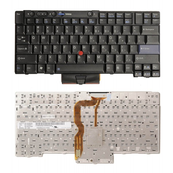 Πληκτρολόγιο για Lenovo T400S/T410/T510, μαύρο - Ανταλλακτικά Laptops
