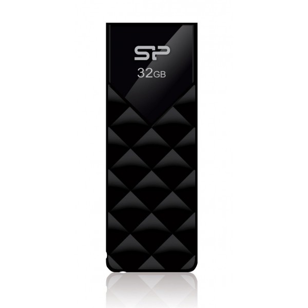 SILICON POWER USB Flash Ultima U03, 32GB, USB 2.0, μαύρο - Silicon Power
