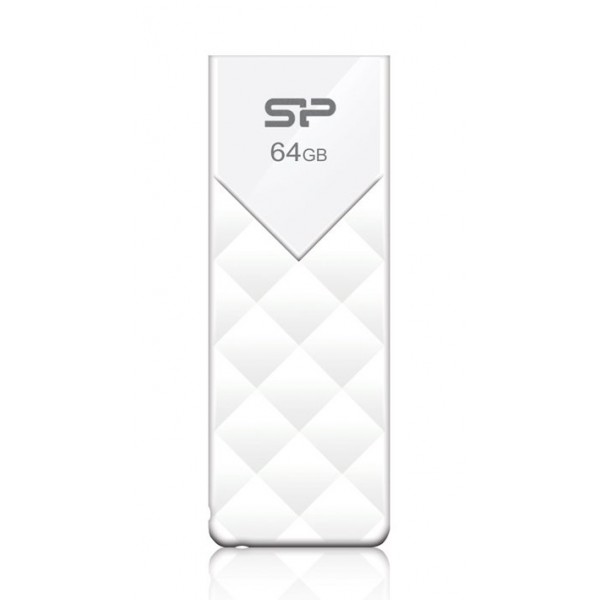 SILICON POWER USB Flash Ultima U03, 64GB, USB 2.0, λευκό - Silicon Power