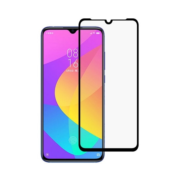 POWERTECH Tempered Glass 5D Full Glue, Xiaomi Mi CC9 Qualcomm, μαύρο - Powertech