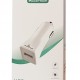POWERTECH φορτιστής αυτοκινήτου PT-762, USB, 1A, λευκός