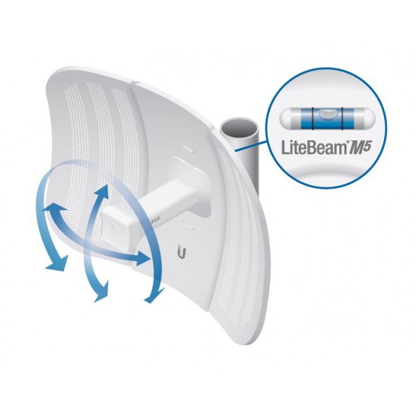 UBIQUITI LiteBeam M5 airMAX CPE Access Point LBE-M5-23, 23dBi, 5GHz - UBIQUITI