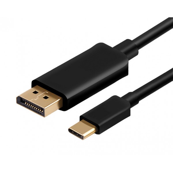 POWERTECH Καλώδιο Type-C σε DisplayPort 1.2 CAB-UC032, copper, 1.2m - Powertech