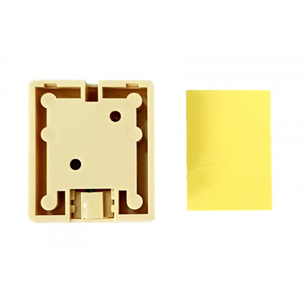 POWERTECH Πρίζα τηλεφώνου CAB-T027, RJ11 6p4c, μπεζ - Τηλεφωνία