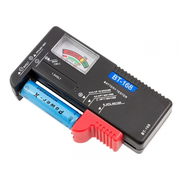 Συσκευή μέτρησης ισχύος μπαταρίας 1.5V & 9V AG372 - UNBRANDED