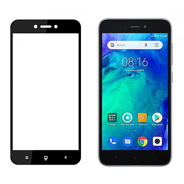 POWERTECH Tempered Glass 5D Full Glue για Xiaomi Redmi Go, Black - Powertech