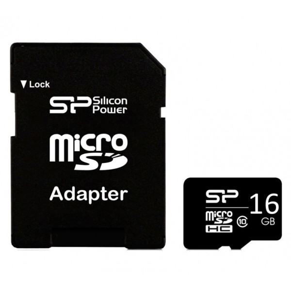 SILICON POWER κάρτα μνήμης 16GB micro SDHC, Class 10 - Περιφερειακά-Accessories