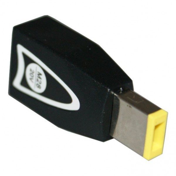 POWERTECH βύσμα για φορτιστή Lenovo laptop, M28, 20V, Square - Περιφερειακά