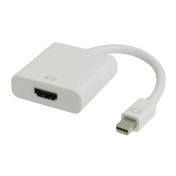 POWERTECH αντάπτορας mini DisplayPort σε HDMI CAB-DP036, 0.20m, λευκός - Περιφερειακά