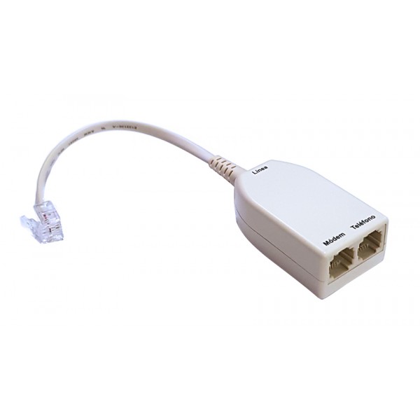 POWERTECH ADSL Splitter με φίλτρο ADSL-05, μπεζ - Τηλεφωνία