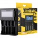 LIITOKALA φορτιστής LII-PD4 για μπαταρίες NiMH/CD, Li-Ion, IMR, 4 slots