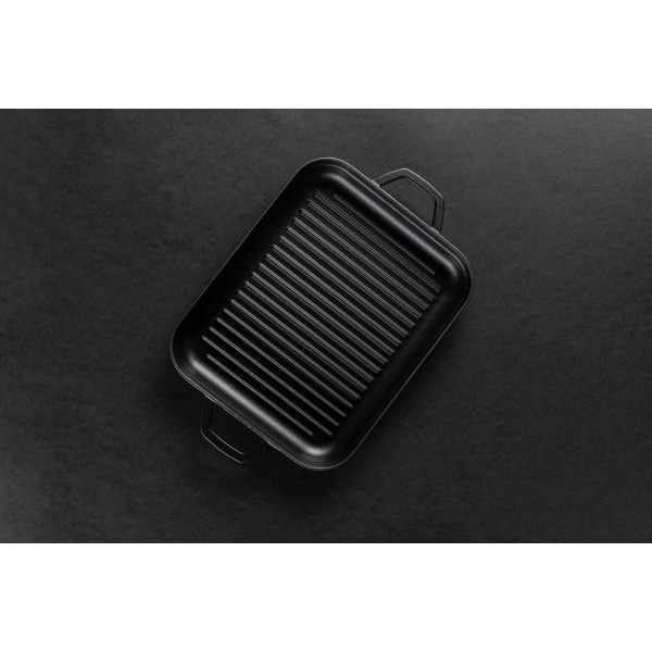 Ορθογώνια Μαντεμένια Γκριλιέρα με 2 λαβές Hosse, 26x32cm | Όλα τα προϊόντα |  |