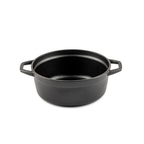 Μαντεμένια Κατσαρόλα Βαθιά Hosse, Black Onyx, Ф20 - Hosse-Kitchen