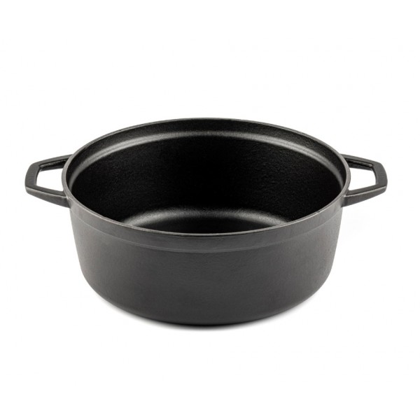Μαντεμένια Κατσαρόλα Βαθιά Hosse, Black Onyx, Ф28 - Hosse-Kitchen