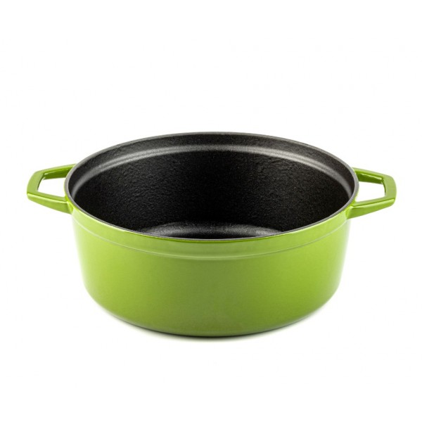 Μαντεμένια Κατσαρόλα Βαθιά Hosse, Bamboo, Ф28 - Hosse-Kitchen