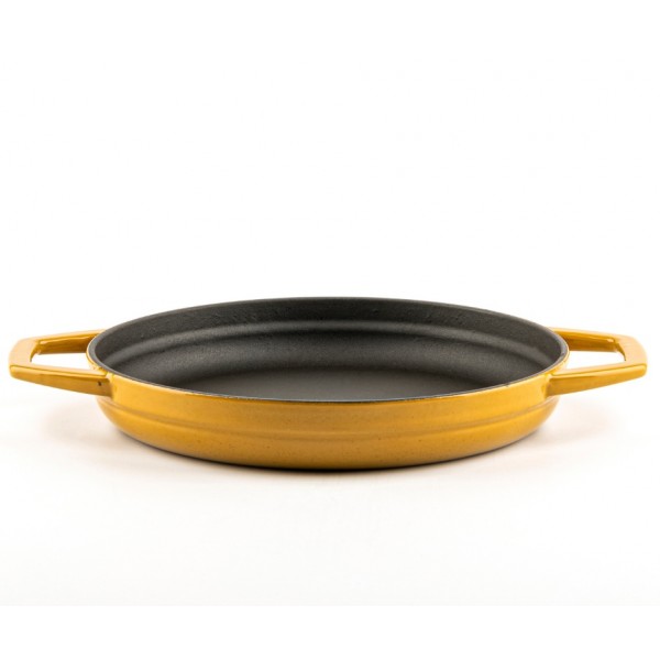 Μαντεμένιο Τηγάνι Εμαγιέ με 2 Λαβές Hosse, Dijon, Ф22cm - Hosse-Kitchen