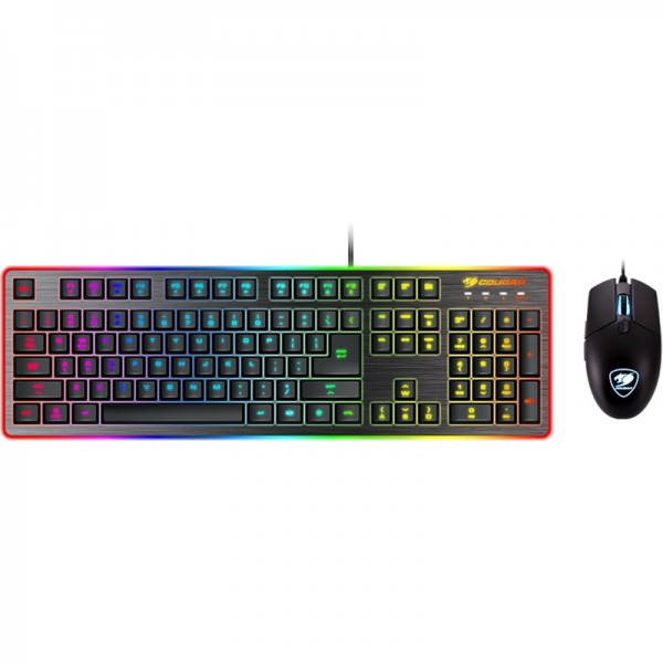 Ενσύρματο Πληκτρολόγιο Cougar Deathfire EX Gaming, Full Size με RGB φωτισμό (Αγγλικό US) - 