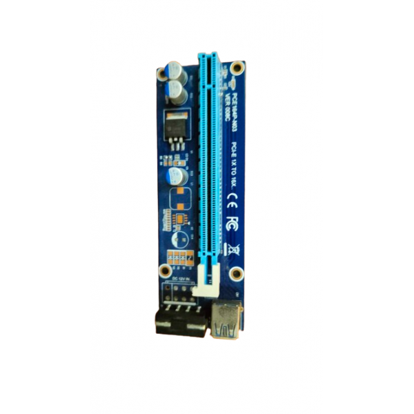 Μεταχειρισμένο Riser Ver 008C με Sata cable και USB 1 M  - 