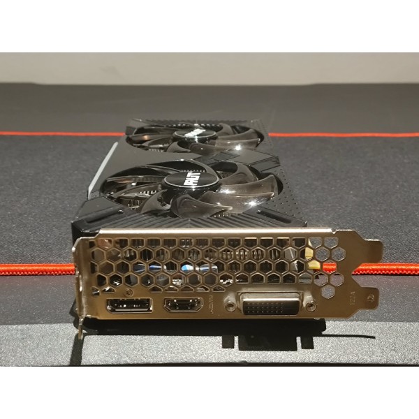 Μεταχειρισμένη κάρτα γραφικών Palit GeForce GTX 1660 Dual 6GB GDDR5 | Μεταχειρισμένες Κάρτες Γραφικών | Refurbished PC & Parts |