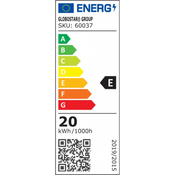GloboStar Λάμπα LED 20W 110mm για Ντουί E27 και Σχήμα A60 Φυσικό Λευκό 2260lm | Λάμπες | Φωτισμός |