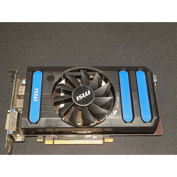 Μεταχειρισμένη κάρτα γραφικών MSI GTX 650 TI OC BE, 2GB, HDMI, DVI, DP - 