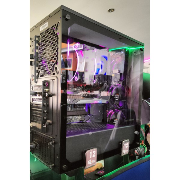 GNET Μεταχειρισμένο gaming PC Build Be Quiet Intel Core i5-13600K, RTX 3060 12GB,  RAM 16 GB, SSD M.2. 512 GB - Gnet