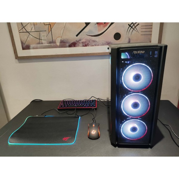 Σετ Μεταχειρισμένου gaming PC ZED I5-6402P, 1660 TI, 16GB, SSD 500 GB, HDD 1 TB - Πληκτρολόγιο K617 Fizz, Mousepad MP901 RGB, Ozone Ποντίκι Argon 8200 DPI, Ακουστικά Redragon Helios H710 | Μεταχειρισμένα Gaming PC | Νέα & Ref PC |
