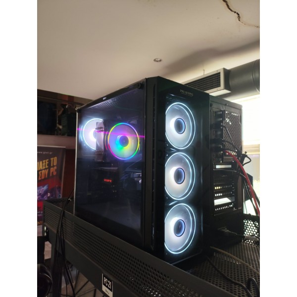 GNET Μεταχειρισμένο gaming PC Intel Core i5-12400F, RTX 2070 SUPER 8 GB, RAM 16 GB DDR4, M.2 500 GB με aRGB Φωτισμό  - Gnet
