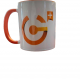 Κούπα GNET Άσπρο με πορτοκαλί, κεραμική, 330ml | GNET Collectables | Gaming Collectables |